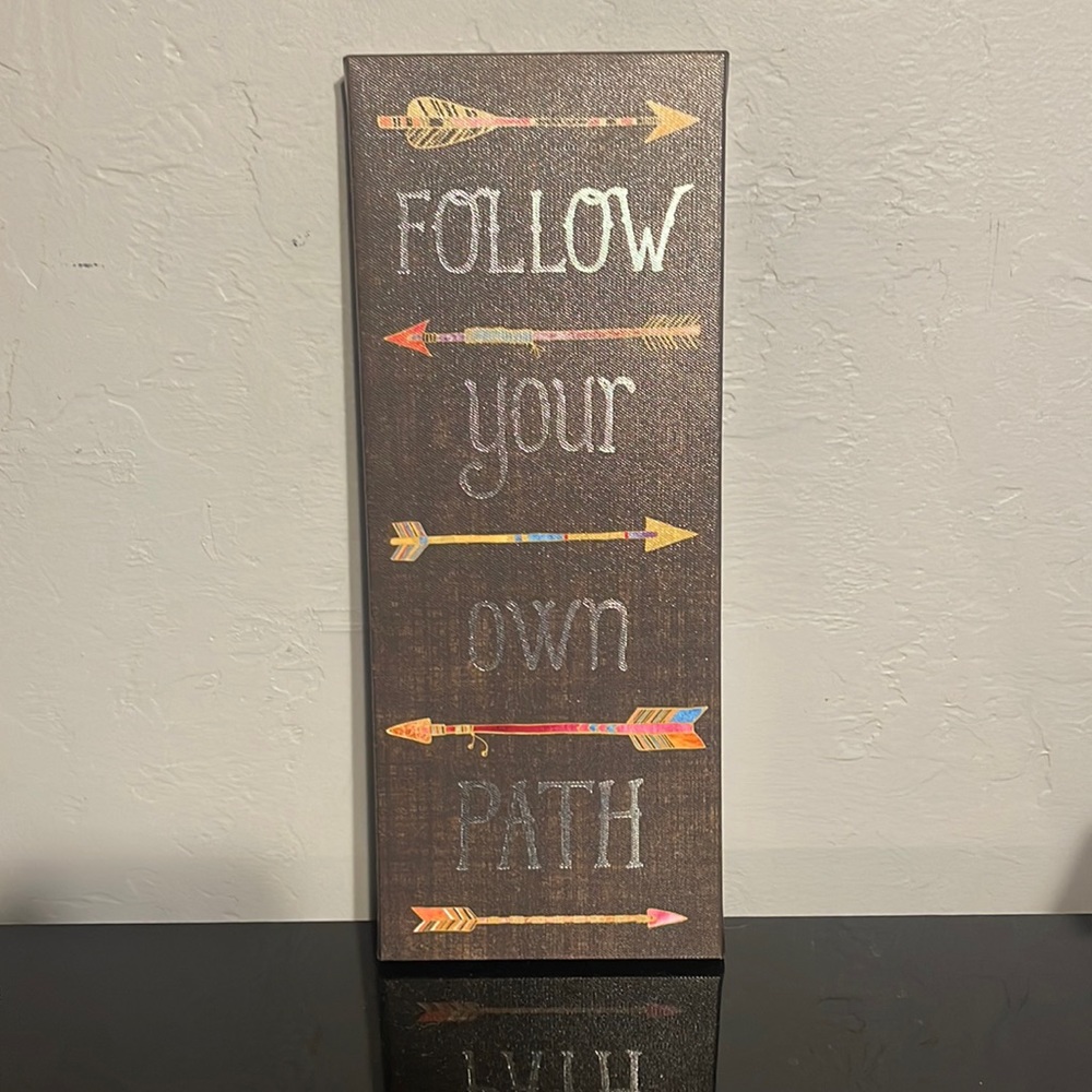 FOLLOW YOUR OWN PATH - ROOM DECOR ➡️